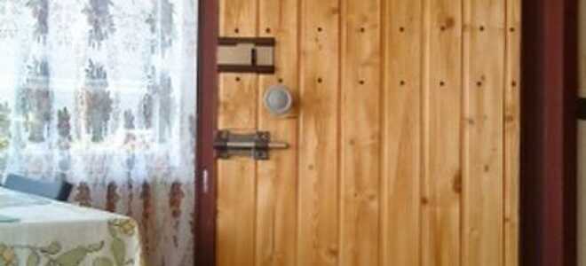 Как обшить железные двери вагонкой