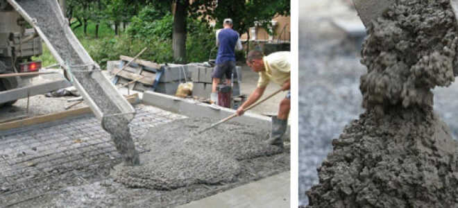 Соотношение песка и цемента в смеси для фундамента