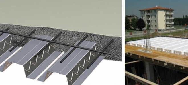 Применение несъемной опалубки для плит перекрытий