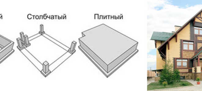 Особенности разных видов фундамента