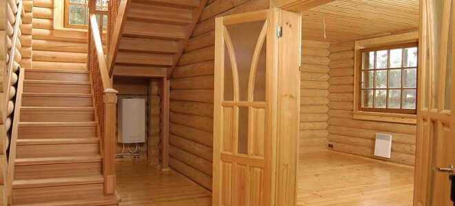 Обшивка деревянного дома вагонкой внутри дарит ощущение единения с природой