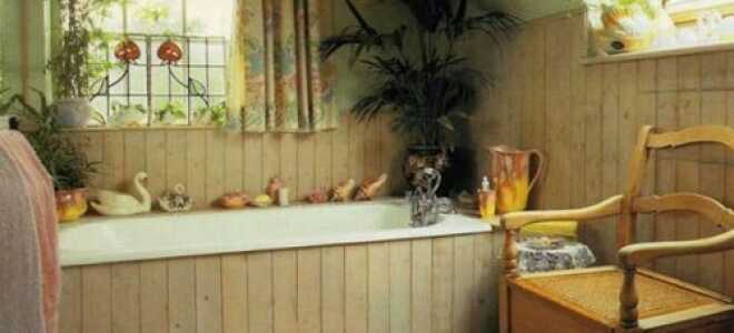 Вагонка в ванной комнате: от выбора до отделки