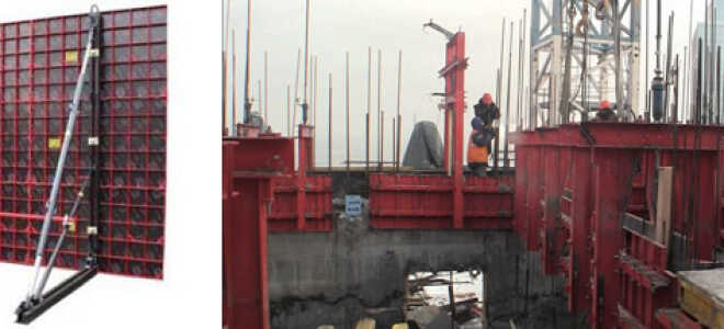Строительство и ремонт наклонных плоскостей при помощи подвижной опалубки