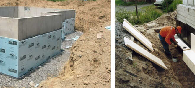 Чем и как необходимо утеплять фундамент?