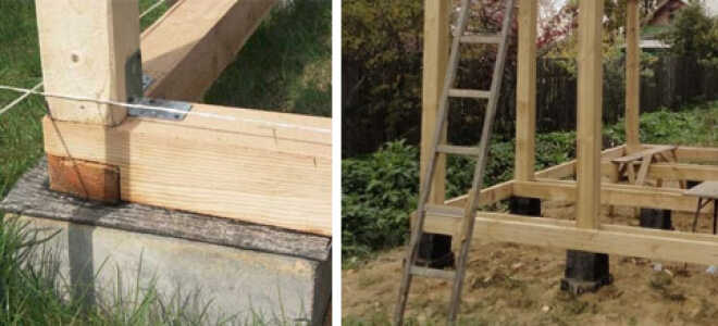 Выбираем фундамент для будущей беседки