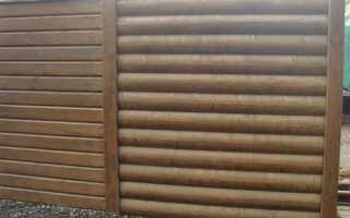 Сооружаем забор из вагонки своими руками