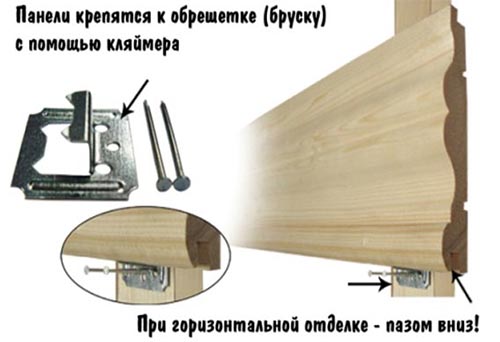 Крепление вагонки своими силами