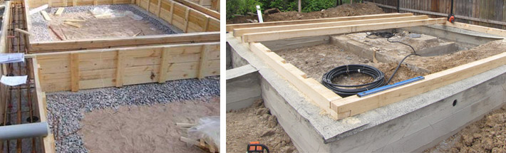 Особенности основания ленточного типа